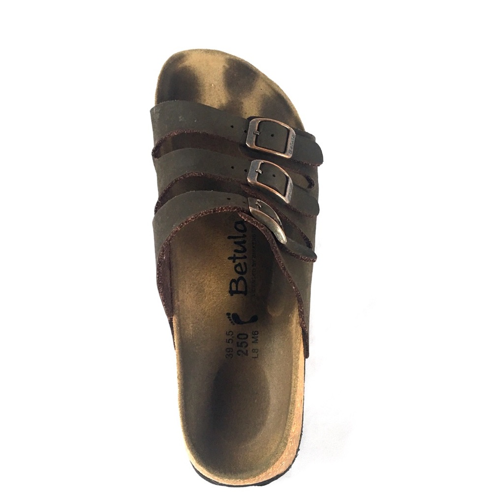Birkenstock Betula’s size 39 in dark brown